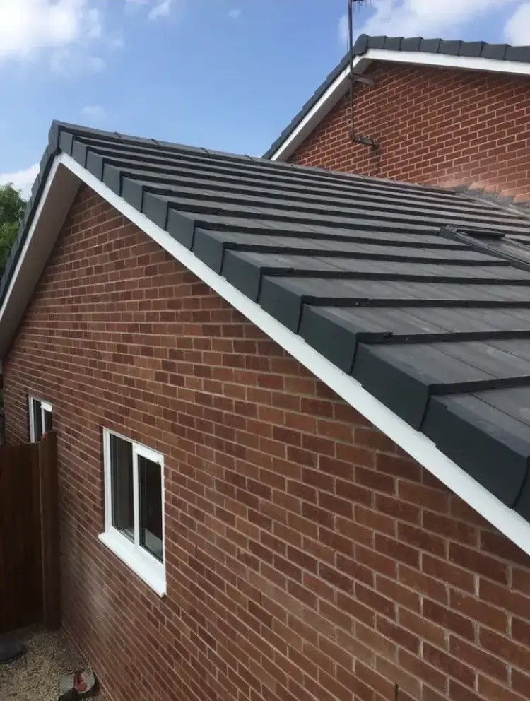 Roofer Bromsgrove completing new roof installation on residential property