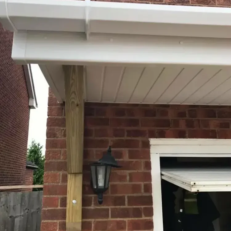 Roofing specialists in Bromsgrove installing new gutter